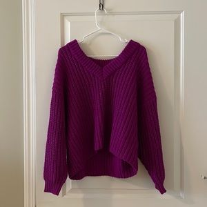 Neon Purple Sweater